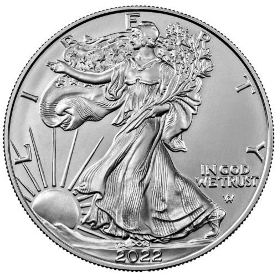 2022 United States Mint Silver Eagles - 1oz - Natia Shop Precious Metals, Inc.